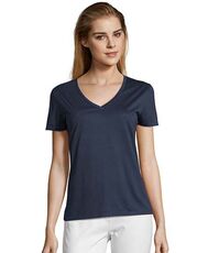 Women´s Flowy V-Neck T-Shirt Motion