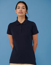 Henbury - Ladies  Micro-Fine-Piqué Polo Shirt Burgundy Navy Charcoal Black Fuchsia Sapphire Blue White Royal Classic Red /Titelbild