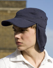 Result Headwear - Fold Up Legionnaires Cap White Royal Black Navy Bottle Pink /Titelbild