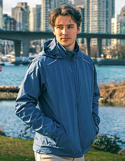 Stormtech - Men s Nautilus Performance-Shell Jacket Azure Blue Carbon Black Navy /Titelbild