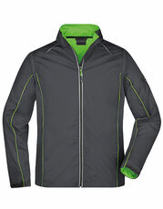 James&Nicholson - Men s Zip-Off Softshell Jacket Navy Nautic Blue Black Iron Grey Red Royal Green Silver (Solid) /Titelbild