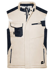 James&Nicholson - Craftsmen Softshell Vest -STRONG- Carbon Royal Navy Dark Green Black Stone White Red /Titelbild