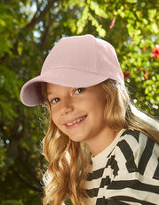 Beechfield - Junior Organic Cotton 5 Panel Cap Black Powder Blue Pistachio Powder Pink Navy White /Titelbild