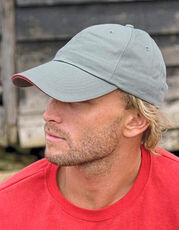 Result Headwear - Herringbone Cap With Sandwich Peak Navy Grey Tan Pink Sky Black White Red Yellow /Titelbild