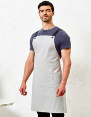 Premier Workwear - Cross Back Interchangable Apron Straps Black Faux Leather Indigo Reverse Denim Brown Faux Leather Black Stripe Navy Stripe Black Reverse Denim /Titelbild