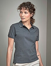 Tee Jays - Women s Heavy Polo Dark Grey (Solid) White Black Navy /Titelbild