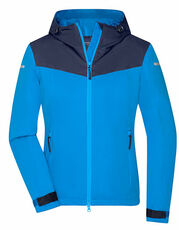 James&Nicholson - Ladies  Allweather Jacket Carbon Bright Blue Light Red Navy Black Bright Yellow /Titelbild