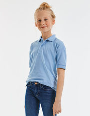 Russell - Kids Hardwearing Polycotton Polo Black White Bright Royal Sky Burgundy French Navy Bright Red /Titelbild