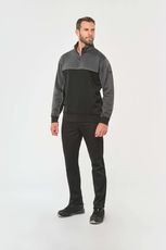 Workwear Sweater mit 1/4 Zip