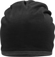 Jersey Beanie mit Fleecefutter