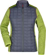 Damen Strick Hybrid Jacke