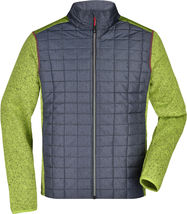 Herren Strick Hybrid Jacke