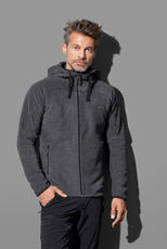 Herren Kapuzen Fleecejacke