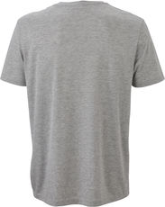 Herren V-Ausschnitt Melange T-Shirt