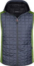 Herren Hybrid Strickfleece Gilet