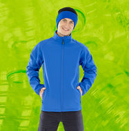 Herren 2-Lagen Softshell Jacke 'Printable'