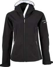 Damen Kapuzen Fashion 3-Lagen Softshell Jacke