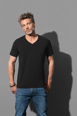 Herren V-Ausschnitt T-Shirt