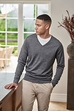 Herren V-Ausschnitt Pullover