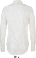 Popeline Bluse langarm getupft