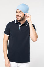 Herren Kontrast Piqué Polo