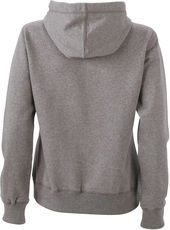 Damen Melange Kapuzen Sweater