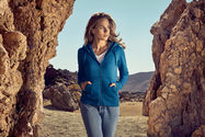Damen Kapuzen Sweatjacke 'X.O'