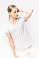 Damen V-Ausschnitt T-Shirt