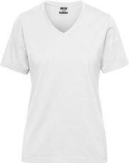 James & Nicholson | JN 1803 Damen Bio Workwear Stretch T-Shirt langarm - Solid