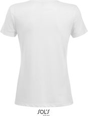 Damen Flowy V-Ausschnitt T-Shirt