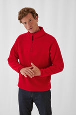 Fleece Pullover mit 1/4 Zip