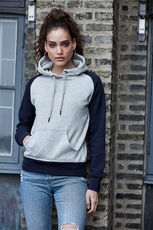 Tee Jays | 5433 Damen Kapuzen Sweatshirt 2-farbig