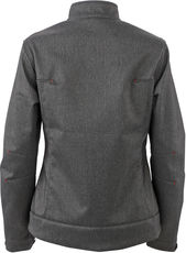 Damen 3-Lagen Melange Softshell Jacke