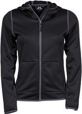 Damen Kapuzen Fleece Jacke 'Malibu'