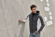 Herren Kapuzen 3-Lagen Softshell Jacke