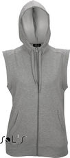 Women's Sleeveless Sweat Jacket