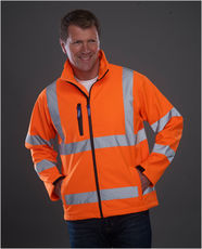 Hi-Vis Softshell Jacke