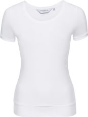 Damen Business Stretch Top kurzarm