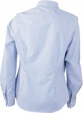 James & Nicholson | JN 610 Popeline Streifen Bluse langarm