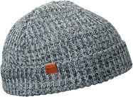 Strickmütze mit Umschlag und Pompon