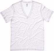 Unisex Jersey Deep V-Neck T-Shirt