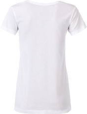 James & Nicholson | JN 8003 Damen Bio T-Shirt mit Brusttasche