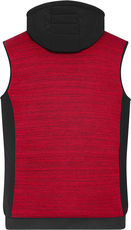 Wattiertes Herren Hybrid Strickfleece Gilet