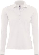 B&C | Safran Pure LSL /women Damen Piqué Polo langarm