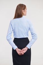 Herringbone Bluse langarm