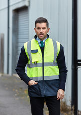 Hi-Vis Wattierter Bodywarmer